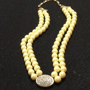 Avon Honor Society Double Strand Pearl Necklace